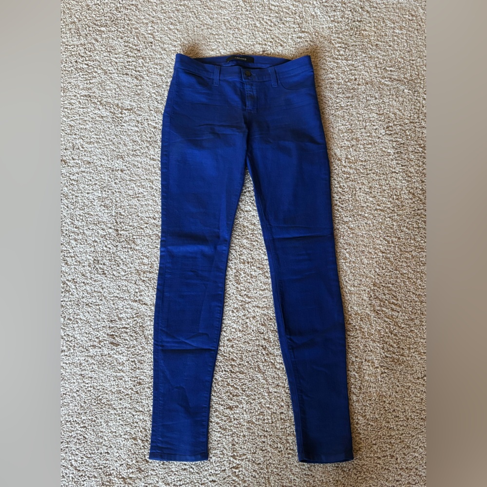 J Brand Women's Vibrant Blue Skinny Jeans